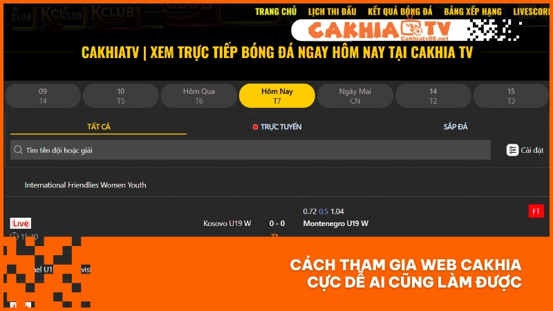 Cách tham gia web Cakhia cực dễ ai cũng làm được